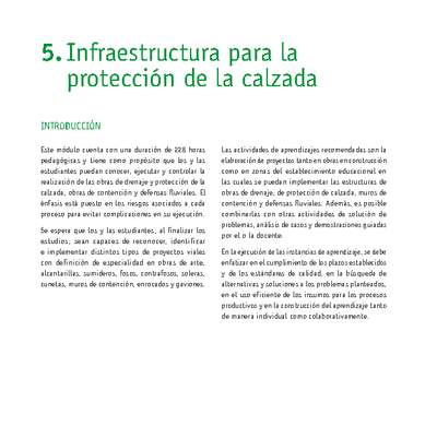 Módulo 05 - Infraestructura para la protección de la calzada