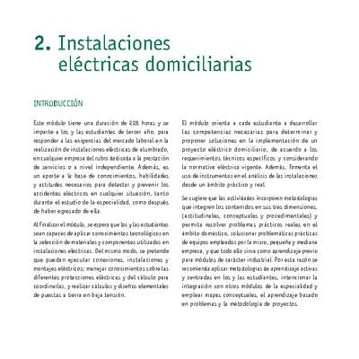Módulo 02 - Instalaciones eléctricas domiciliarias
