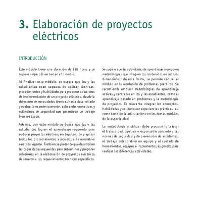 Módulo 03 - Elaboración de proyectos eléctricos