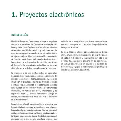 Módulo 01 - Proyectos electrónicos