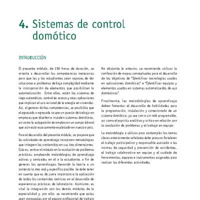 Módulo 04 - Sistemas de control domótico