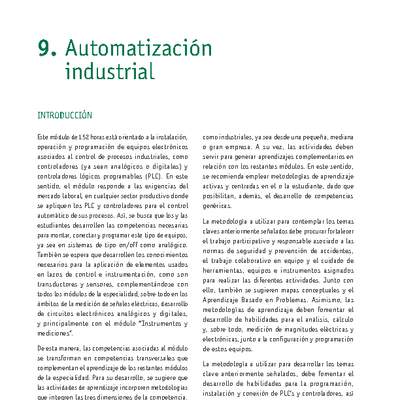 Módulo 09 - Automatización industrial