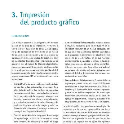 Módulo 03 - Impresión del producto gráfico