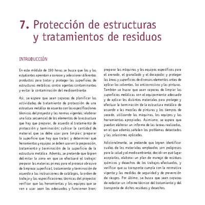 Módulo 07 - Protección de estructuras y tratamientos de residuos