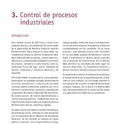 Módulo 03 - Control de procesos industriales