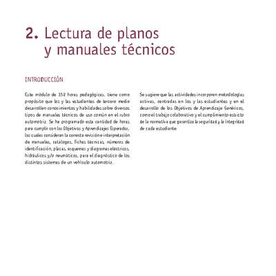 Módulo 02 - Lectura de planos y manuales técnicos