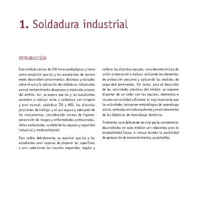 Módulo 01 - Soldadura industrial
