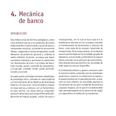 Módulo 04 - Mecánica de banco