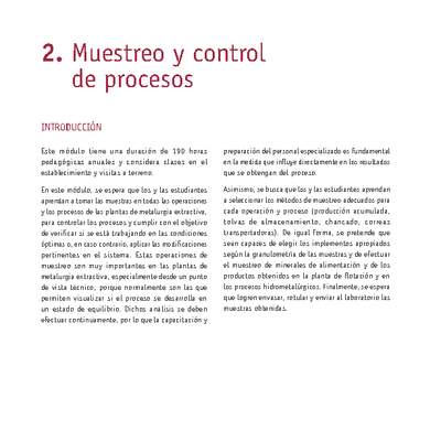 Módulo 02 - Muestreo y control de procesos