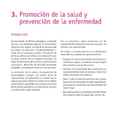 Módulo 03 - Promoción de la salud y prevención de la enfermedad