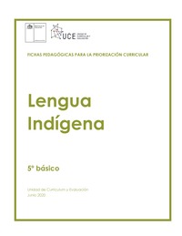 Ficha Pedagógica para la priorización curricular: Lengua Indígena 5° básico