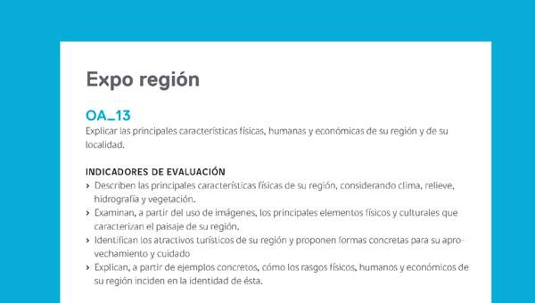 Ejemplo Evaluación Programas - OA13 - Expo región
