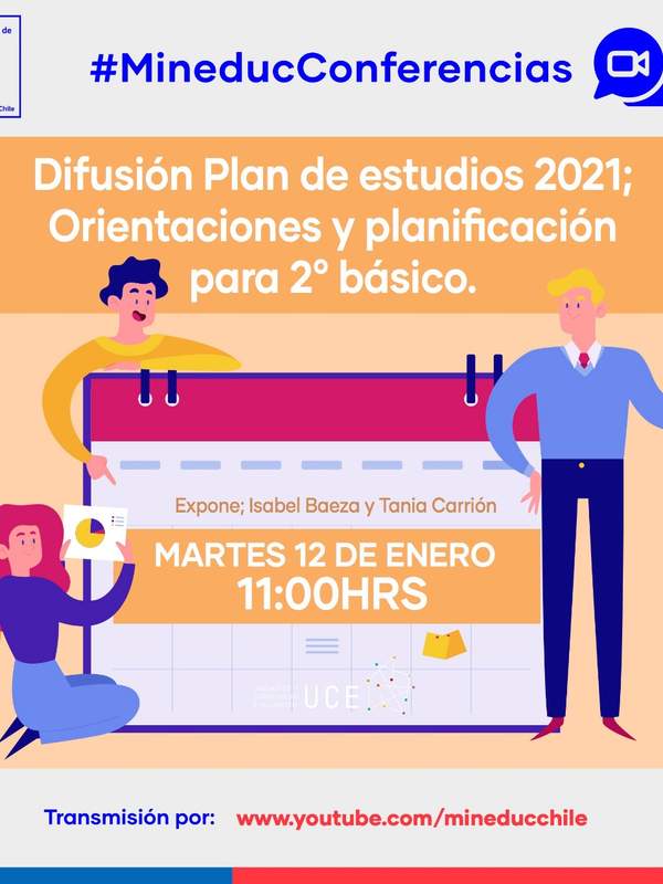 Difusión Plan de estudios 2021: Orientaciones pedagógicas y planificación para 2º básico