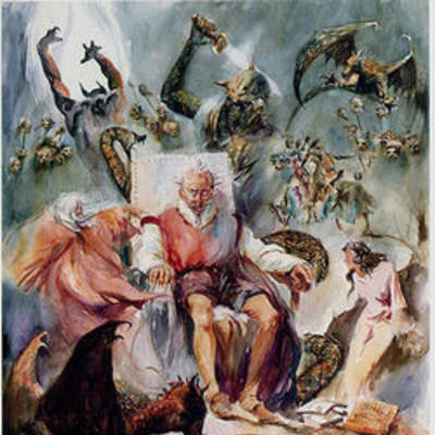 Ilustración: don Quijote y su locura