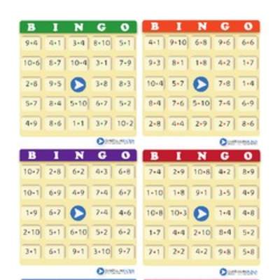 Bingo usando multiplicaciones (IV)