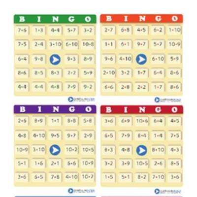 Bingo usando multiplicaciones (XI)