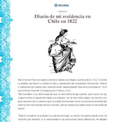 Diario de mi residencia en Chile en 1822