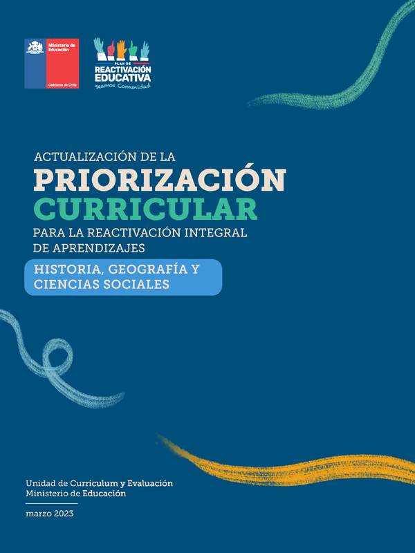 Priorización Curricular Historia, Geografía y Ciencias Sociales