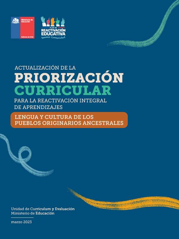 Priorización Curricular Lengua y Cultura de Pueblos Originarios Ancestrales