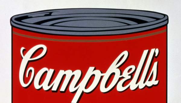 Lata de sopa Campbell