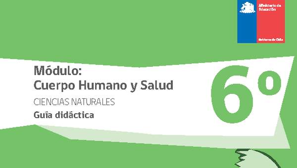 Guía didáctica: Módulo Cuerpo humano y salud