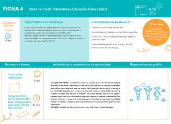 4° básico, Ficha N° 6 Movimiento en 15 minutos