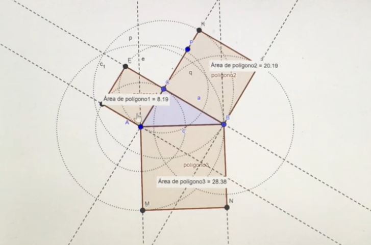 Video Verificación del Teorema de Pitágoras