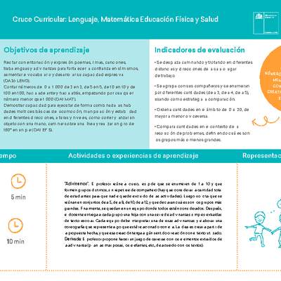 2° básico, Ficha N° 1 Movimiento en 15 minutos