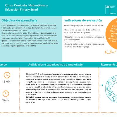 2° básico, Ficha N° 5 Movimiento en 15'