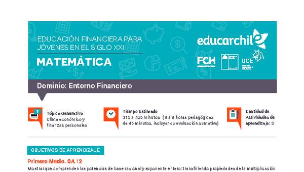 Dominio: Entorno Financiero