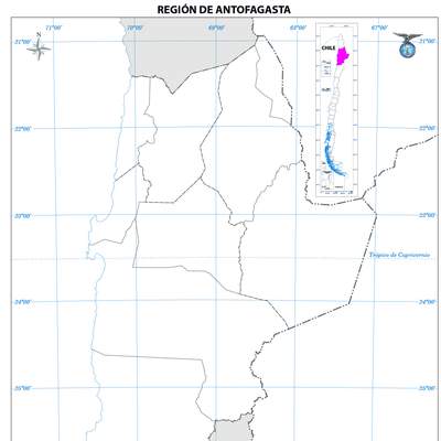 Mapa región Antogafasta (mudo)