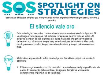 S.O.S. El silencio vale oro