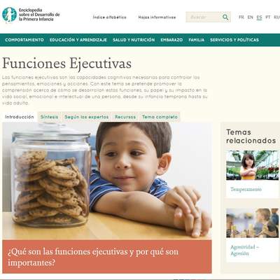 FUNCIONES EJECUTIVAS - ENCICLOPEDIA INFANTES