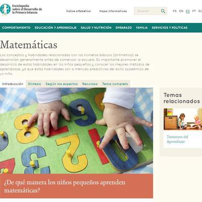 MATEMÁTICAS - ENCICLOPEDIA INFANTES