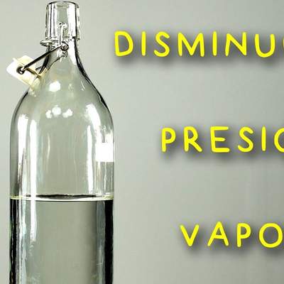 Propiedades Coligativas de las Disoluciones. Disminución de la Presión de Vapor