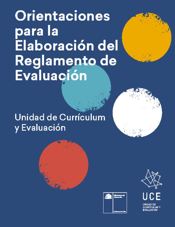 Orientaciones para la Elaboración del Reglamento de Evaluación