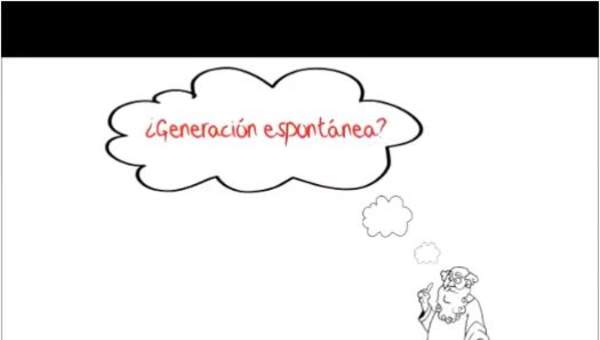 Lección: Generación espontánea