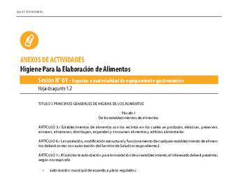 Anexo Higiene para la elaboración de alimentos