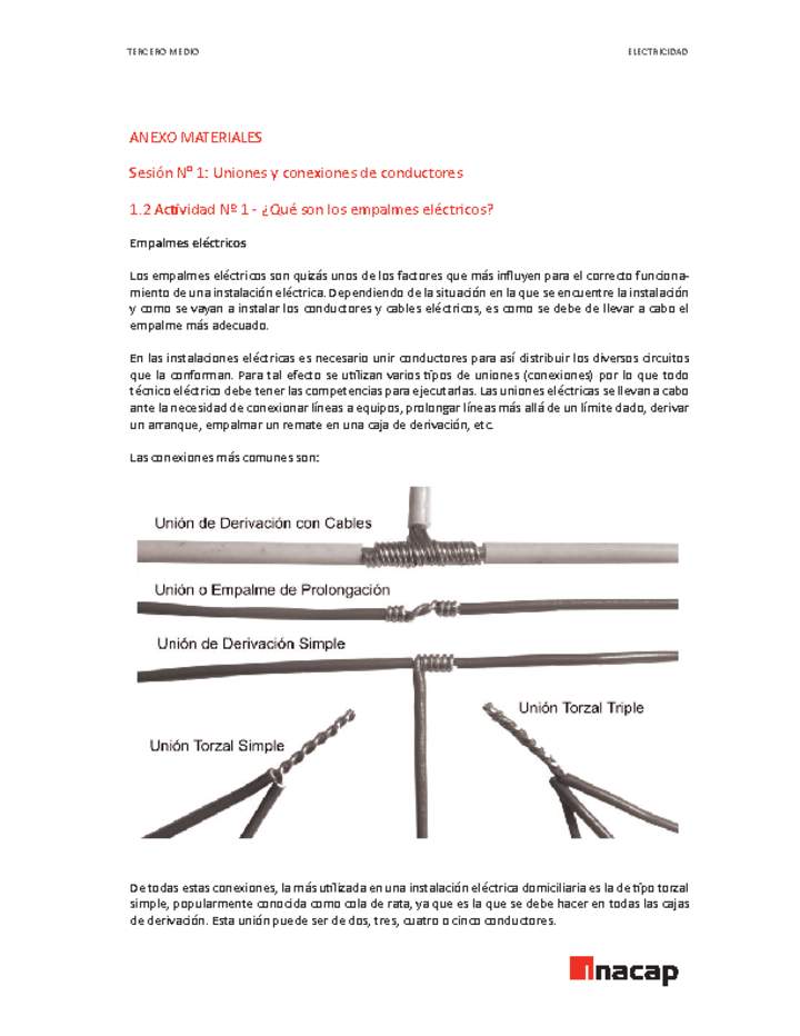 Importancia y consideraciones para realizar un correcto empalme