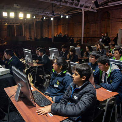 Estudiantes del Colegio Pedro Marín