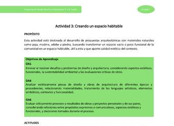 Actividad 3: Creando un espacio habitable