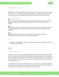 Actividad 4: Mi propia danza
