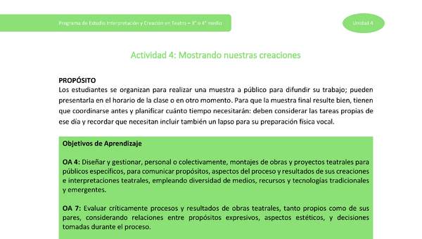 Actividad 4: Mostrando nuestras creaciones