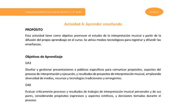 Actividad 4: Aprender enseñando