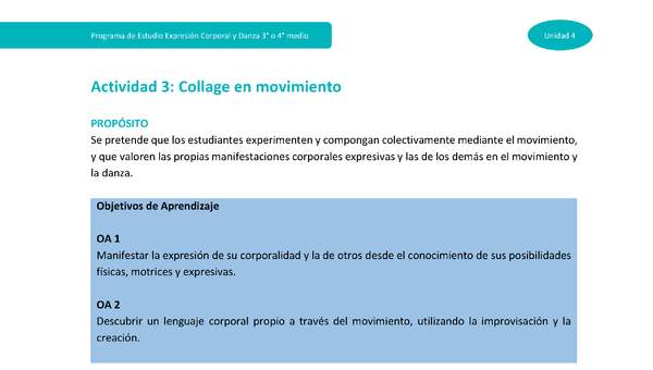 Actividad 3: Collage en movimiento