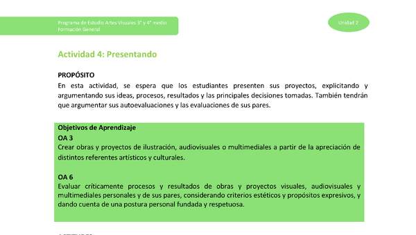 Actividad 4: Presentando