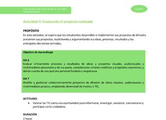 Actividad 4: Evaluando el proyecto realizado