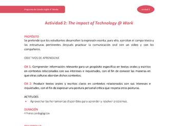 Actividad 2: The impact of technology @ work