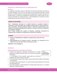 Actividad 3: El refinanciamiento de un crédito hipotecario