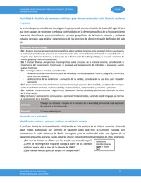 Actividad 3: Análisis de procesos políticos y de democratización en la historia reciente